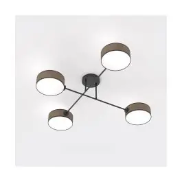 Topprodukt - Emibig Loftlampe Maga Stål Brun Egnet Til 4x E14 - Max 10W