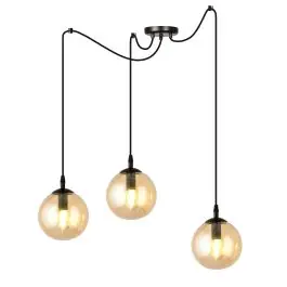 Eftertragtet | Emibig Pendel Lampe Gigi Stål Sort Egnet Til 3x E14 - Max 10W