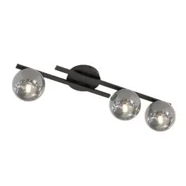 Bestil online - Emibig Loftlampe Kairo Stål Sort Egnet Til 3x E14 - Max 10W