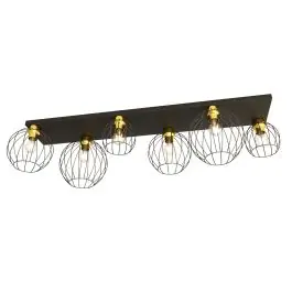 Emibig Loftlampe Nest Stål Sort Egnet Til 6x E27 - Max 15W | Kan bestilles
