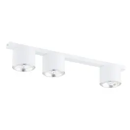 Tilbudspris | Emibig Loftlampe Nano Stål Hvid Egnet Til 3x GU10 (AR111) - Max 12W