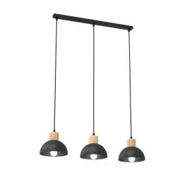 Emibig Loftlampe Seco Stål Sort Egnet Til 2x E27 - Max 15W - Tryg betaling