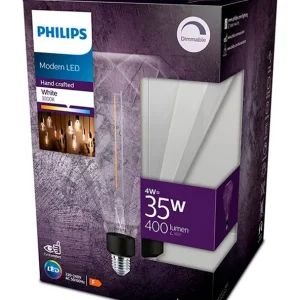 Bedst sælgende | SOMMER OUTLET - E27 - Philips Deco Diamant LED Pære 4W - 400lm