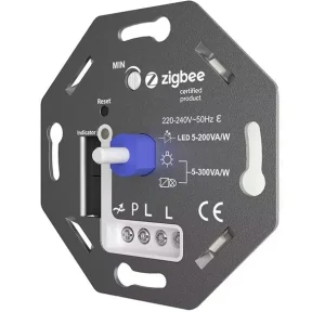 Zigbee Dreje Lysdæmper til EU dåser - 250W - (Uden front) | Mest solgt