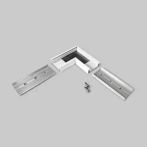 Vinkel til LED Profil SURFACE14 - 90° - Hvid | Hurtig afsendelse