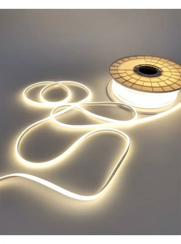 HiluX HighPower COB LED Strips - 230V - 13W/m - 845lm/m - 3000K - CRI95+ - 50m - IP67 - Populær