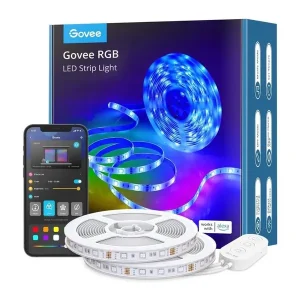 Toppris - Govee - RGB Smart Wi-Fi and Bluetooth LED Strip Lights - 10m