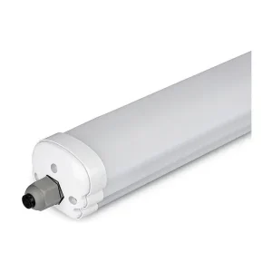 V-Tac - Vandtæt LED armatur - 150 cm - 120lm/W - IP65 - Gennemfortrådet - 6000K | Kun denne uge