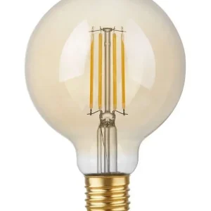 Tilbud | E27 - SPL Globe - Amber - Ø 95mm - 470lm - 2200K - CRI 90 - Dæmpbar