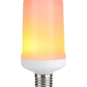 På lager | E27 - SPL Flicker Flame - Opal - Ø 62mm - 60lm - 1500K - CRI 82 - Ikke dæmpbar