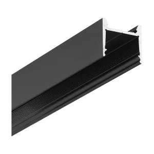 Tryg betaling | LED Profil HOOD14 - 3m - Sort