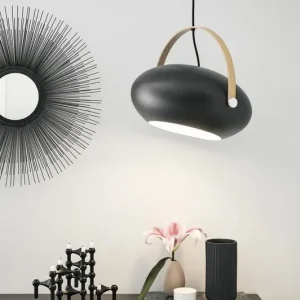 God pris - HALO DESIGN D.C SORT M/EGETRÆ Ø40 PENDEL