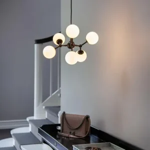HALO DESIGN ATOM MINI OPAL LYSEKRONE - Ekspreslevering