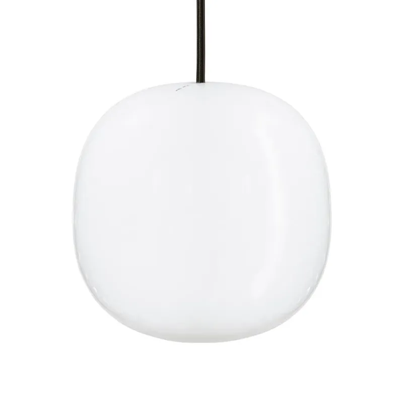 Eftertragtet | Superkube 200p - Opal (G9 42w) - Sort LEDning 3m - Pendel