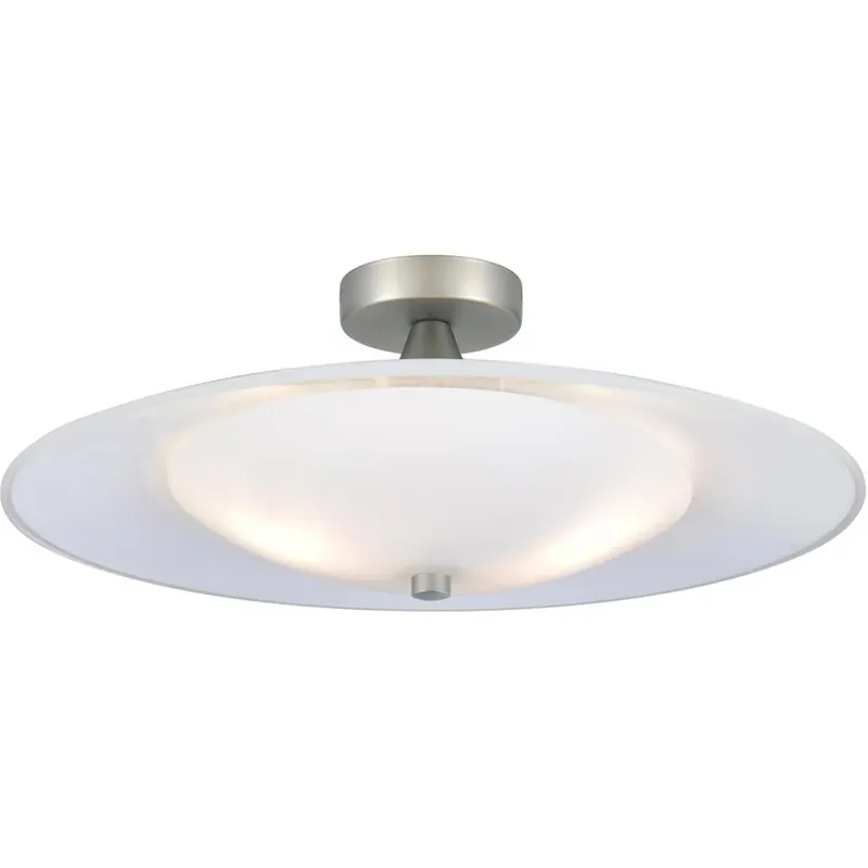 Baroni Loftlampe Ø45 Opal/alu | Outlet