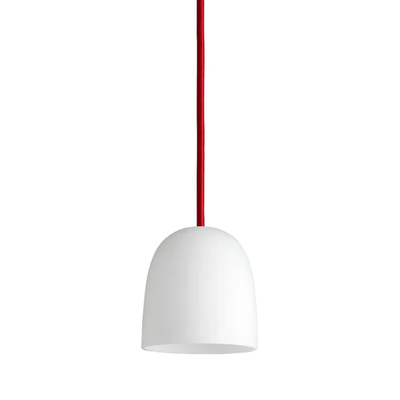 Super115 mm Pendel Opal-glass (G9 42w) - Rød LEDning 3m - God pris