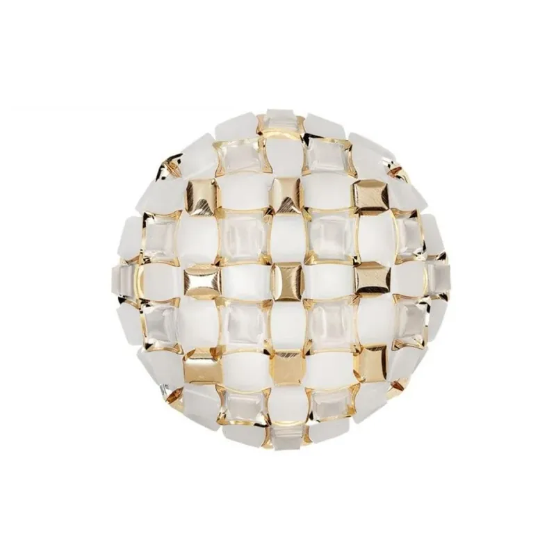 Mida Plafond Ø67 Hvid/guld - Loftlampe - Kun i begrænset tid