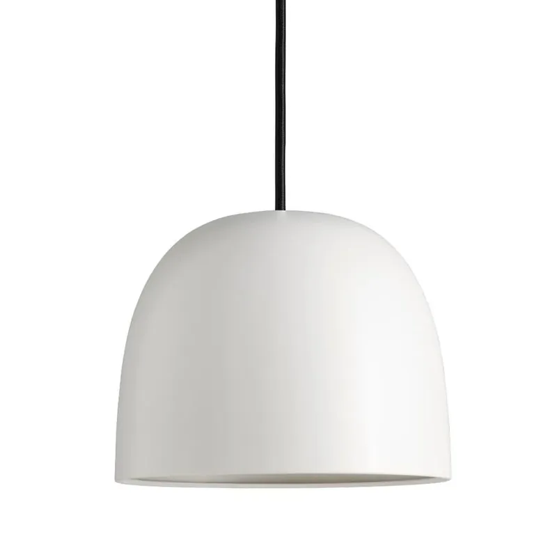 Super215 mm Pendel Opal-glas (E27 60w) - Sort LEDning 3m - Spar ekstra