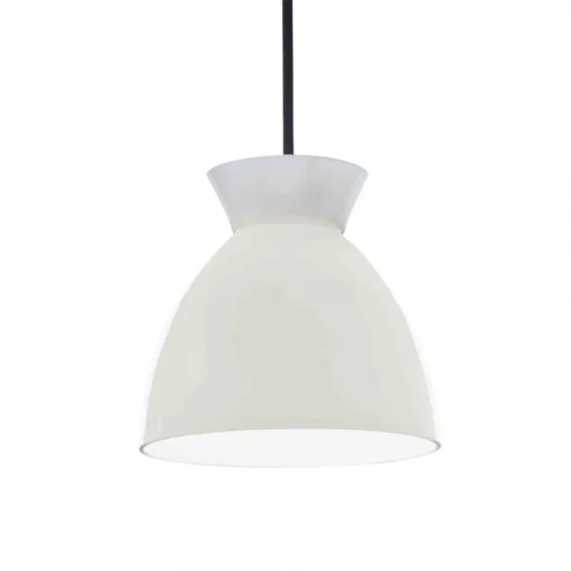 Fordelagtig pris | Bikube 290P Pendel - Opal glas med sort ledning (3 m), designet af Piet Hein
