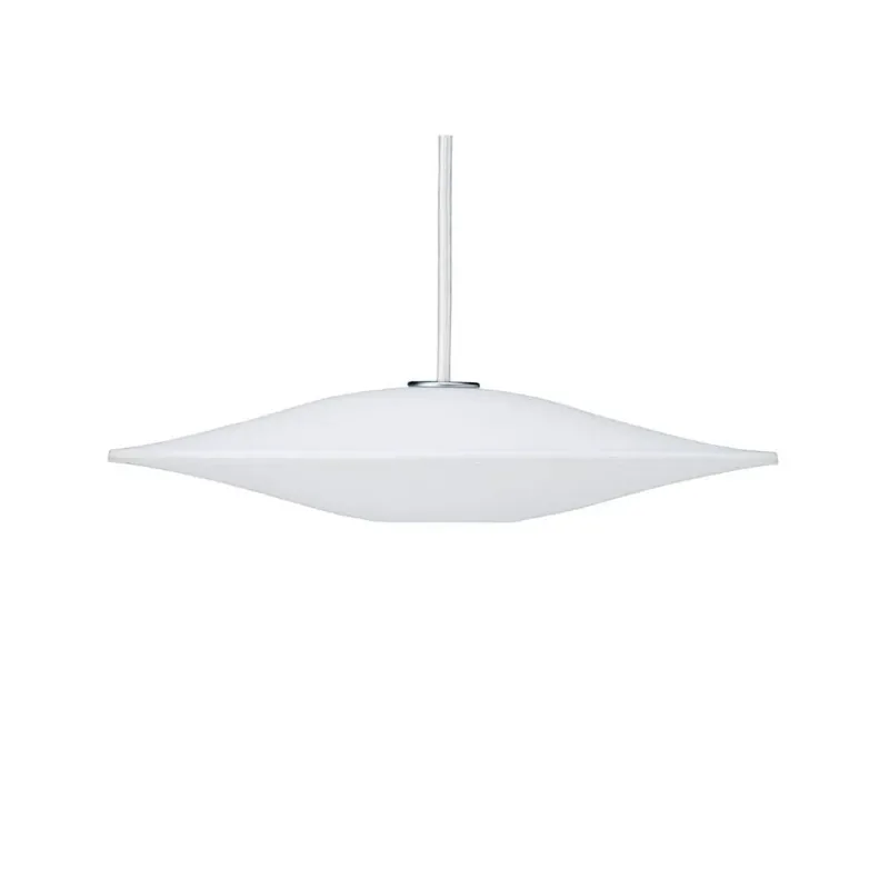 Skarp pris - Sinus 330p Opal-glas (LED 7,5W) - Hvid Textil LEDning - Designed 1967 - Pendel