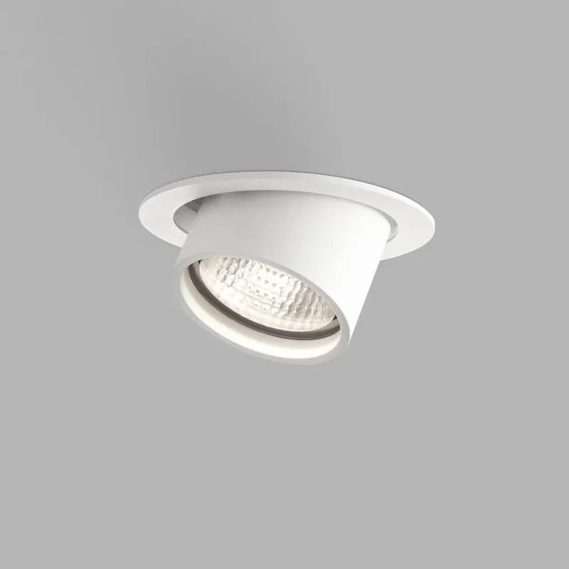 Angle LED Downlight Hvid - Light-Point (3000 K, Dæmpbar, 90° tilt) - Topkvalitet