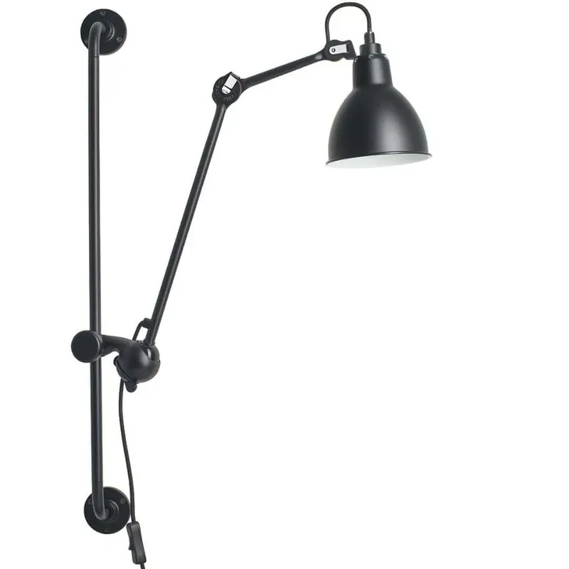 210 Væglampe Sort - Klassisk designlampe fra Lampe Gras - På lager