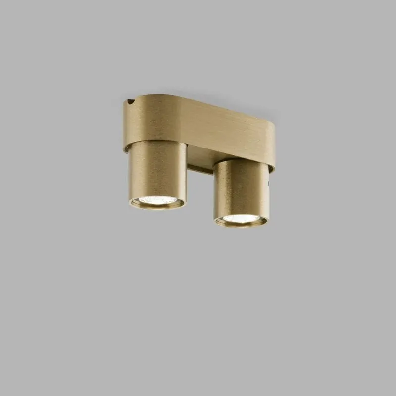 Premium - Aura C2 Loftlampe - Light-Point (Messing, 2×7 W LED, Kelvin-Switch)
