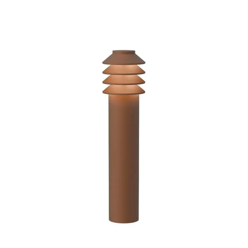 Hurtig forsendelse | Bysted Garden Lang - Udendørslampe - Corten, Anker (uden adapter) Louis Poulsen