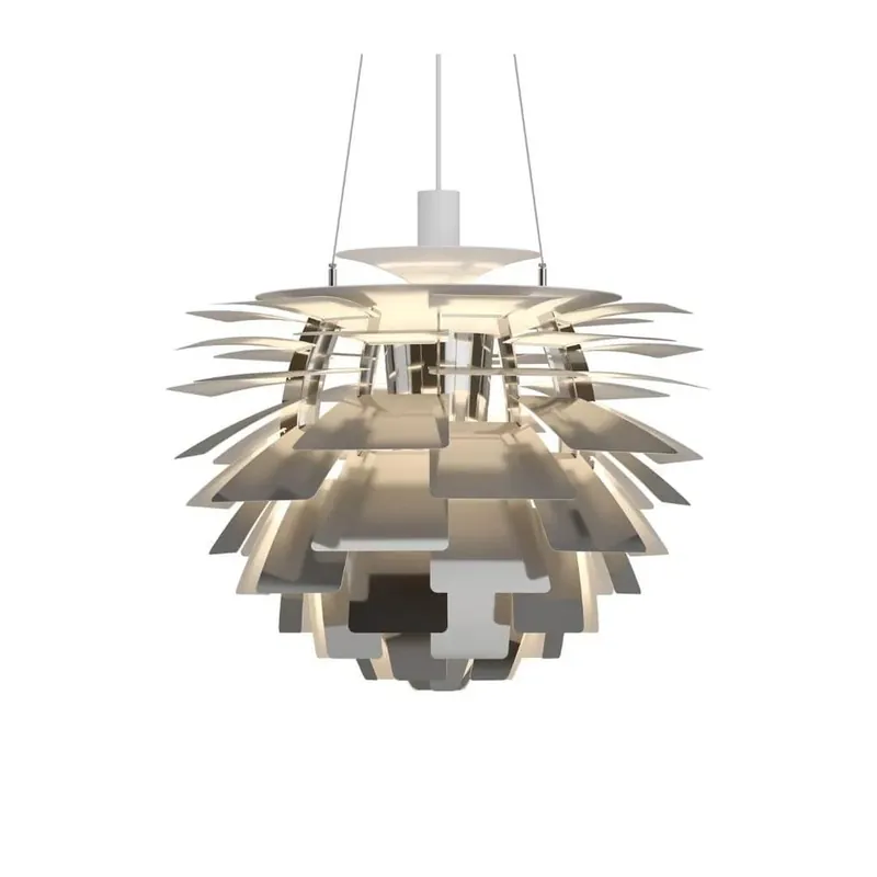 PH Artichoke "Koglen" Ø600 - Pendel LED 3000K - Rustfri Stål - Nedsat pris
