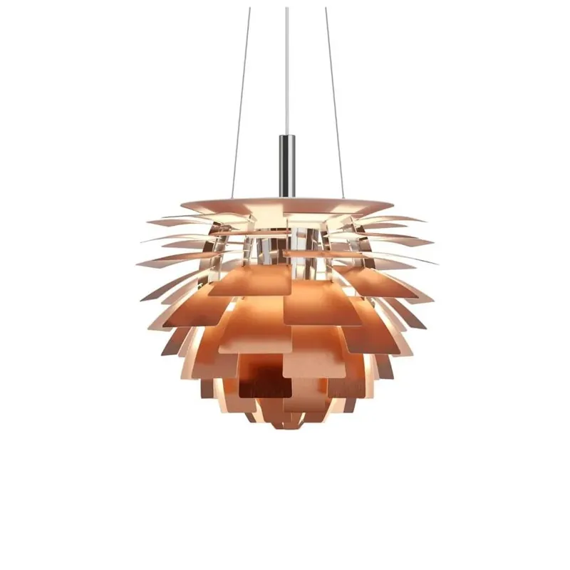 Hurtig afsendelse - PH Artichoke "Koglen" Ø480 - Pendel LED (Dim-To-Warm) - Kobber