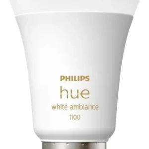 Leveres hurtigt | Philips Hue White Ambiance A60 E27 - 1100 lm, Bluetooth