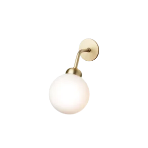 Spar nu - Apiales Væglampe Hardwired Brass/Opal - Nuura