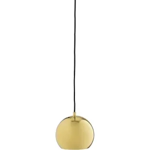 Ball Pendel Ø12 - Mat Messing, klassisk dansk design af Benny Frandsen - Meget populær