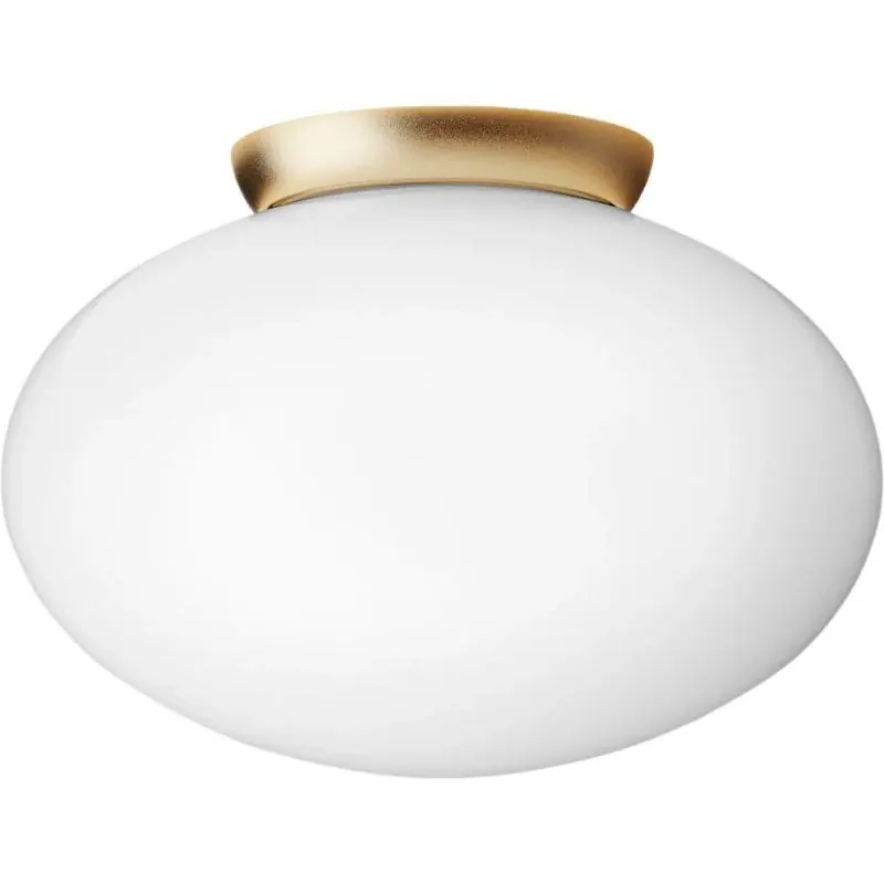 Køb i dag - RIZZATTO 301 LOFTSLAMPE SATIN MESSING/OPAL