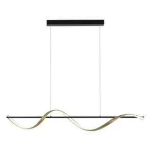 Q-SWING LANGBORDSPENDEL MAT MESSING/SORT LED | Sidste chance