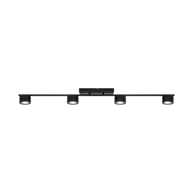 Clyde 4-Rail Spotlight Sort | Kampagnepris