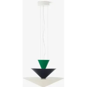 Bestil direkte | GIO LN14 - PENDEL Ø60 - SIGNAL GREEN, DEEP BLUE OG ECRU WHITE