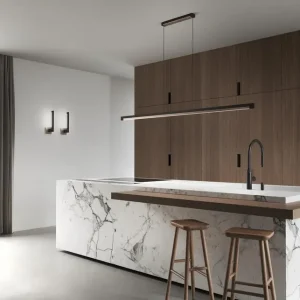 Særtilbud - INLAY W1 LINEAR MB/SS - MATT BLACK/SATIN SILVER