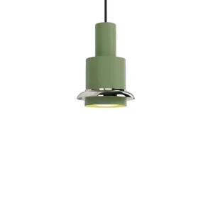 DCW Éditions Chaumont Ø15 × H22 Pendel - Grøn/Nikkel - Superpris