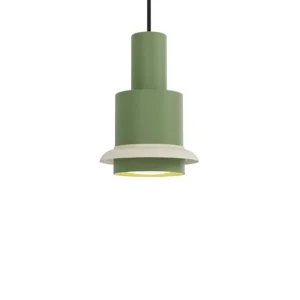 DCWéditions Chaumont Pendel Ø19×H28 - Green/White | Premium kvalitet