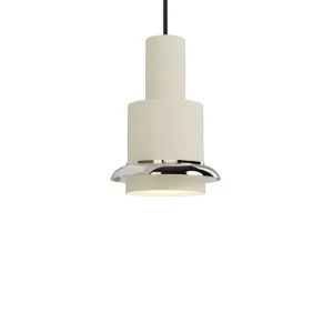 Topkvalitet - DCWéditions Chaumont Pendel Ø19×H28 - White/Nickel