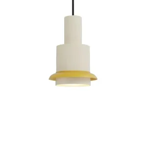 Skarp pris - DCWéditions Chaumont Pendel Ø19×H28 - White/Yellow