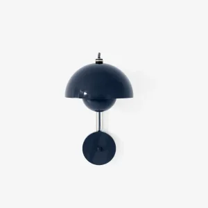 FLOWERPOT VP8 - VÆGLAMPE - STEEL BLUE - Nyhed