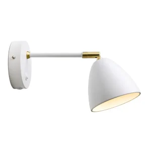 Room Wall Lamp - White Brass - Mest solgt