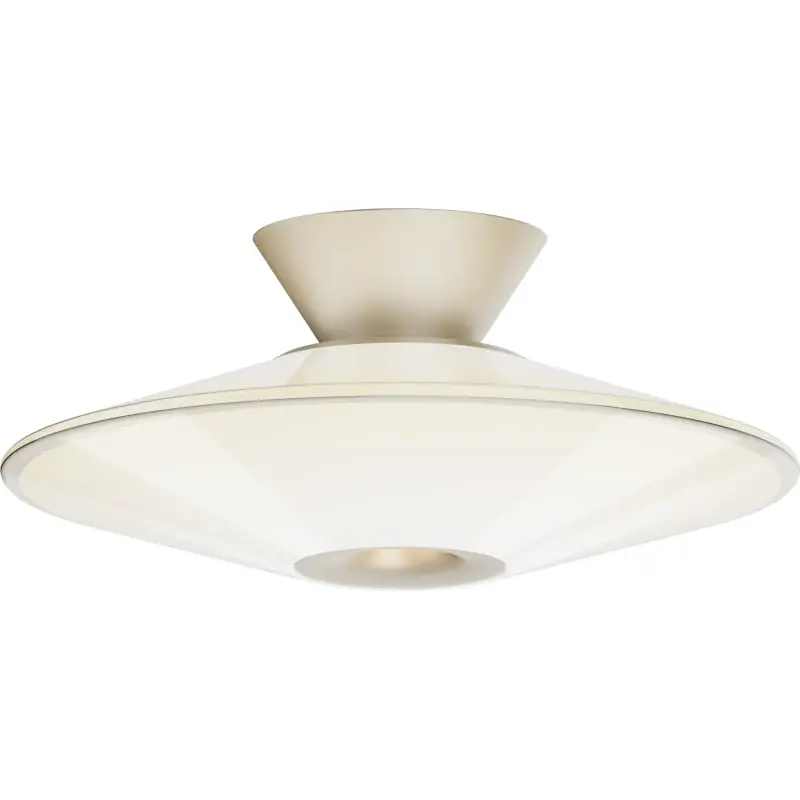 Netop tilføjet | SOLENE LED LARGE HVID/SOFT IVORY LOFTSLAMPE