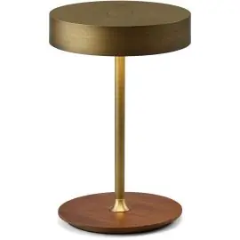 Bestil i dag | HALO DESIGN ON THE MOVE ANTIK MESSING PORTABLE BORDLAMPE