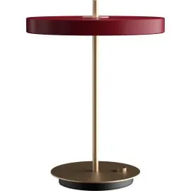 UMAGE ASTERIA USB RØD BORDLAMPE - Klar til levering
