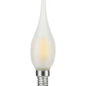 Toppris | E10 - SPL Mini Tip Candle - Frosted - Ø 23mm - 90lm - 2500K - CRI 90 - Ikke dæmpbar