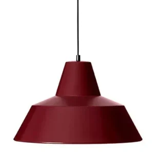 Workshop pendel W5, wine red - Supergod pris