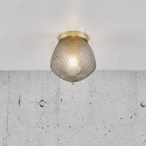 Udsalg - Orbiform loftlampe E27, røgfarvet